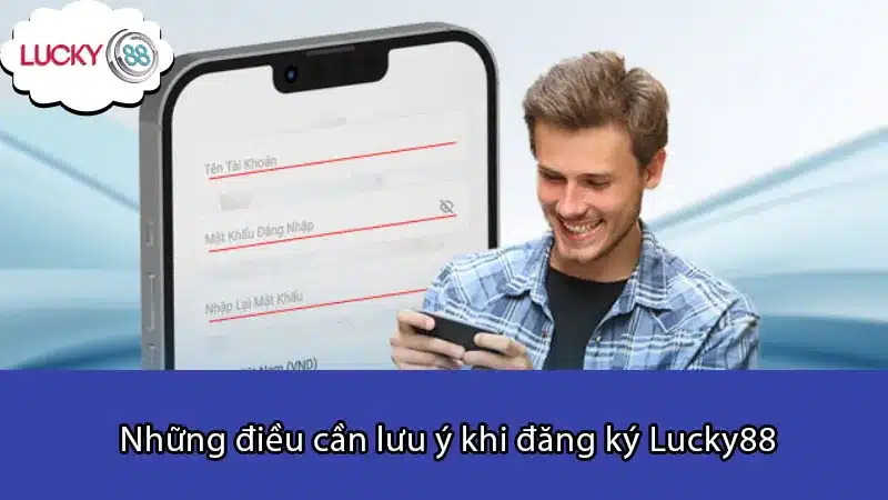 Những điều cần lưu ý khi đăng ký Lucky88